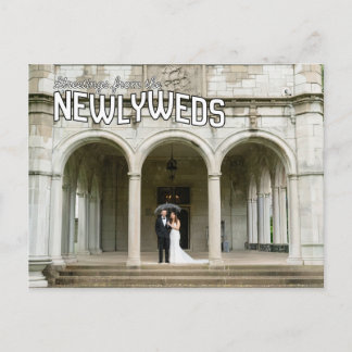 Postale Carte de remerciement de mariage pour jeunes marié