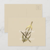 Postale Carte de remerciement de musique de violoncelle do (Devant / Derrière)