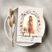 Postale Carte de remerciement de remise de diplôme