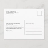 Postale Carte de remerciement de remise de diplôme 2024 av (Dos)