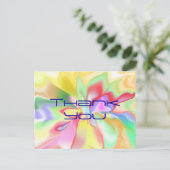 Postale Carte de remerciement Esprit de la Fleur (Debout devant)