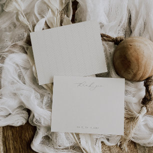 Postale Carte de remerciement HARMONY vert sauge