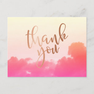 Postale carte de remerciement photo