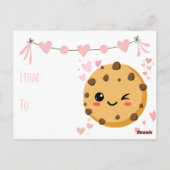 Postale Carte de remerciement pour l'enseignant au biscuit (Dos)