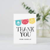 Postale Carte de remerciement pour un premier anniversaire (Debout devant)