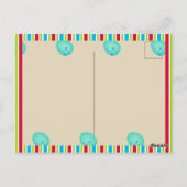 Postale Carte de remerciement pour une fête d'anniversaire (Dos)