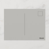 Postale Carte de Remerciement pour Vêtements  (Dos)