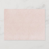 Postale Carte de remerciement rose et bordeaux (Dos)