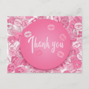 Postale Carte de remerciement tendance