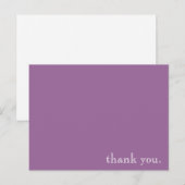 Postale carte de remerciements (Devant / Derrière)