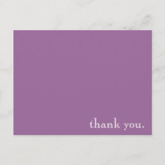 Postale carte de remerciements