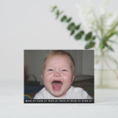 Postale Carte de remerciements (Debout devant)