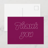 Postale Carte de remerciements (Devant / Derrière)