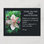 POSTALE CARTE DE REMERCIEMENTS (Devant)