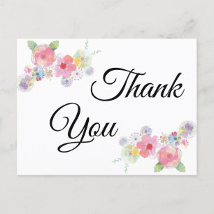 Postale Carte de remerciements