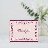 Postale Carte de remerciements (Debout devant)