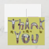 Postale Carte de remerciements (Devant / Derrière)