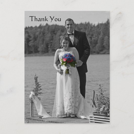 Postale Carte de remerciements (Devant)