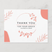 Postale Carte de remerciements (Devant)