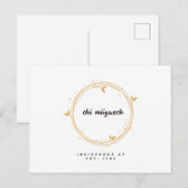 Postale Carte de remerciements (Devant / Derrière)