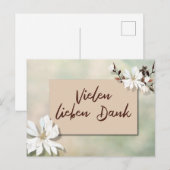 Postale Carte de remerciements (Devant / Derrière)