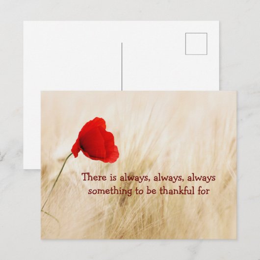 Postale Carte de remerciements (Devant / Derrière)