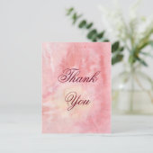 Postale Carte de remerciements aquarelle (Debout devant)