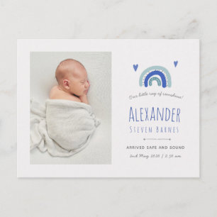 Postale Carte de remerciements arc-en-ciel, nouveau faire-