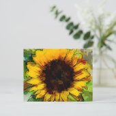 Postale Carte de remerciements bénévole (Debout devant)