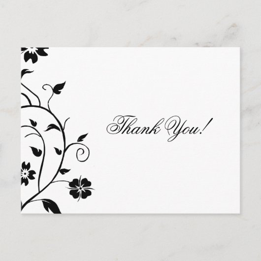 Postale Carte de remerciements - Commande personnalisée (Devant)