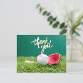 Postale Carte de remerciements de baseball (Debout devant)