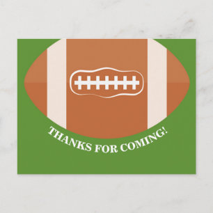 Postale Carte de remerciements de football, carte de remer