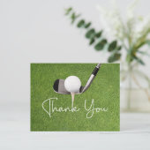 Postale Carte de remerciements de golf (Debout devant)