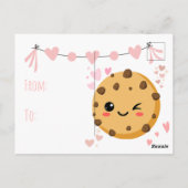 Postale Carte de remerciements de l'enseignant de biscuits (Dos)