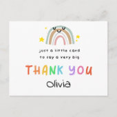 Postale Carte de remerciements de l'enseignant personnalis (Devant)