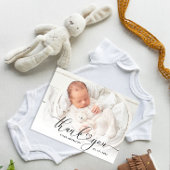 Postale carte de remerciements de script cardiaque