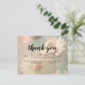 Postale Carte de remerciements de sympathie funéraire (Debout devant)