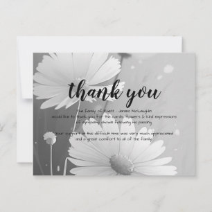 Postale Carte de remerciements de sympathie funéraire
