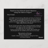 POSTALE CARTE DE REMERCIEMENTS DE VACANCES 2025 #2 (Dos)