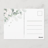 Postale Carte de remerciements de verdure printanière (Dos)