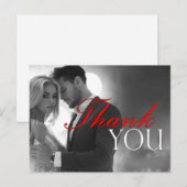 Postale Carte de remerciements détachée (Devant / Derrière)