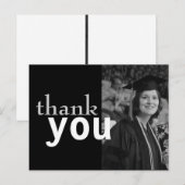 Postale Carte de remerciements d'études moins chères (Devant / Derrière)