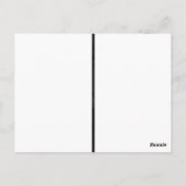 Postale Carte de remerciements d'études moins chères (Dos)