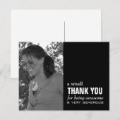 Postale Carte de remerciements d'obtention du diplôme - (Devant / Derrière)