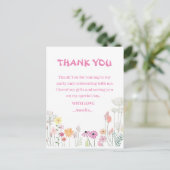 Postale Carte de remerciements du jour de naissance (Debout devant)