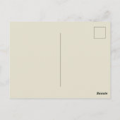 Postale Carte de remerciements élégant (Dos)