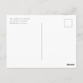 Postale Carte de remerciements funéraire de Sympathy Eucal (Dos)