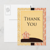 Postale Carte de remerciements Homespun (Devant / Derrière)