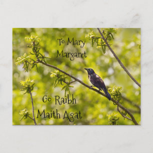 Postale Carte de remerciements irlandaise à personnaliser