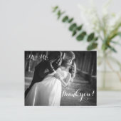 Postale Carte de remerciements mariage (Debout devant)